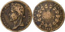 World Coins - French Antilles, Charles X, 5 Centimes, 1822, La Rochelle, Bronze,
