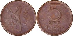 World Coins - Coin, Norway, 5 Öre, 1981