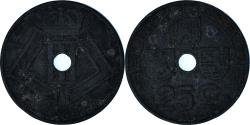 World Coins - Belgium, 25 Centimes, 1942, Zinc, , KM:131