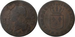 World Coins - France, Sol, 1791, Rouen, Métal de cloche,
