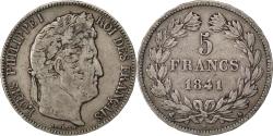 World Coins - Coin, France, Louis-Philippe, 5 Francs, 1841, Paris, , Silver