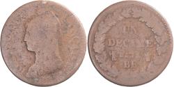 World Coins - Coin, France, Dupré, Decime, Strasbourg, , Copper, Gadoury:187/187a