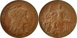 World Coins - Coin, France, Dupuis, 10 Centimes, 1921, Paris, , Bronze, KM:843, Le