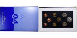 World Coins - France, 1 Cent to 2 Euro, Proof, 2004, Monnaie de Paris,