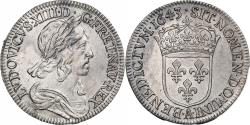 World Coins - France, Louis XIII, 1/4 Ecu, 1643, Paris, Point, Silver, , Gadoury:48