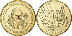 World Coins - Vatican, Medal, 20 C, Essai-Trial Benoit XVI, 2008, Brass,