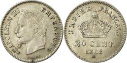 World Coins - Coin, France, Napoleon III, Napoléon III, 20 Centimes, 1868, Strasbourg