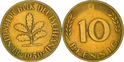 World Coins - Coin, GERMANY - FEDERAL REPUBLIC, 10 Pfennig, 1950, Stuttgart, , Brass
