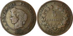 World Coins - Coin, France, Cérès, 5 Centimes, 1896, Paris, VF(30-35), Bronze, KM:821.1