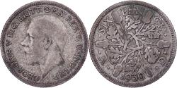 World Coins - Great Britain, George V, 6 Pence, 1930, Silver, , KM:832