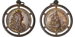 World Coins - France, Medal, Louis XIV, La Marine Française, History, Restrike,