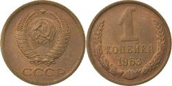 World Coins - Coin, Russia, Kopek, 1963, Saint-Petersburg, , Brass, KM:126a