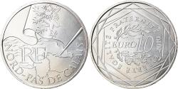 World Coins - France, 10 Euro, Nord-Pas de Calais, 2010, Paris, , Silver, Gadoury:EU399