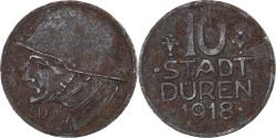 World Coins - GERMANY - EMPIRE, 10 Pfennig, 1918, Iron, , KM:20