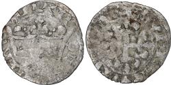 World Coins - France, Charles IV, Double Parisis, 1323-1328, Billon, , Duplessy:244b