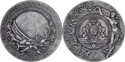 World Coins - France, Medal, Congrès International des Editeurs, Paris, 1896, Silvered