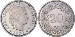 World Coins - Coin, Switzerland, 20 Rappen, 1979, Bern, Proof, , Copper-nickel, KM:29a