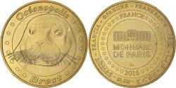 World Coins - France, Token, Brest - Océanopolis phoque à moustache, 2016, MDP,