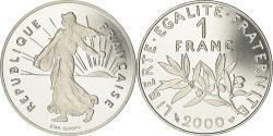 World Coins - Coin, France, Semeuse, Franc, 2000, Paris, Proof / BE, , Nickel