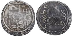 World Coins - Spain, Ferdinand & Isabella, 1 Réal, 1497-1566, Toledo, Silver,