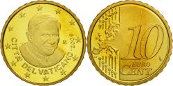 World Coins - VATICAN CITY, 10 Euro Cent, 2009, , Brass, KM:385