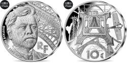 World Coins - France, 10 Euro, Gustave Eiffel - Centenary of his Death, 2023, Silver