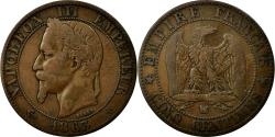World Coins - Coin, France, Napoleon III, Napoléon III, 5 Centimes, 1863, Strasbourg