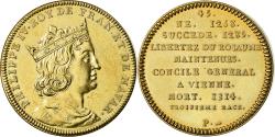 World Coins - France, Medal, Les Rois de France, Philippe IV, History, Piéfort,
