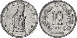 World Coins - Turkey, 10 Lira, 1982, Aluminum, , KM:950.1