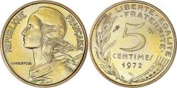 World Coins - Coin, France, Marianne, 5 Centimes, 1972, Paris, FDC,