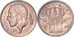 World Coins - Coin, Belgium, 50 Centimes, 1975