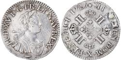 World Coins - Coin, France, Louis XV, 1/4 Écu aux 8 L, 30 Sols, 1/4 ECU, 1725, Amiens