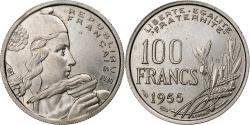 World Coins - France, 100 Francs, Cochet, 1955, Beaumont-Le-Roger, Copper-nickel,