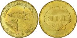 World Coins - France, Token, Collection Shell, Amstrong et Scott, Gemini 8, Bronze-Aluminium