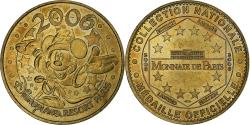 World Coins - France, Token, Touristic token, Disneyland n° 9 - Mickey 2006, Arts & Culture