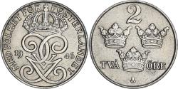 World Coins - Coin, Sweden, Gustaf V, 2 Öre, 1946, , Iron, KM:811