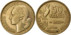 World Coins - France, 50 Francs, Guiraud, 1952, Paris, Aluminum-Bronze,
