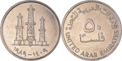 World Coins - Coin, United Arab Emirates, 50 Fils, 1989, , Copper-nickel