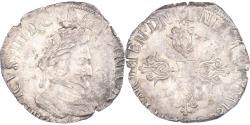 World Coins - Coin, France, Henri IV, 1/2 Franc, 16[??], , Silver, Duplessy:1212A