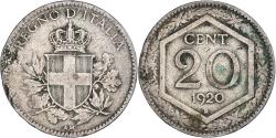 World Coins - Coin, Italy, Vittorio Emanuele III, 20 Centesimi, 1920, Rome,