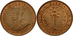 World Coins - Coin, Ceylon, George V, 1/2 Cent, 1926, , Copper, KM:106