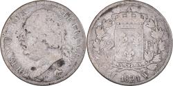 World Coins - Coin, France, Louis XVIII, 2 Francs, 1824, Lille, , Silver, KM:710.12