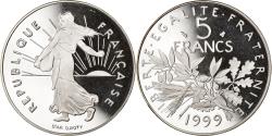 World Coins - Coin, France, Semeuse, 5 Francs, 1999, Paris, Proof, , Nickel Clad