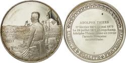 World Coins - France, Medal, Les Présidents de la République, Adolphe Thiers, , Silver