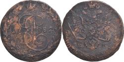 World Coins - Coin, Russia, Catherine II, 5 Kopeks, 1782, Ekaterinbourg, , Copper