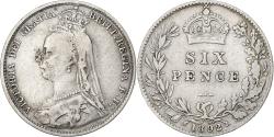 World Coins - Great Britain, Victoria, 6 Pence, 1892, , Silver, KM:760