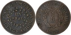 World Coins - Argentina, Real, 1840, Buenos Aires, Copper, , KM:7