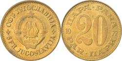 World Coins - Coin, Yugoslavia, 20 Para, 1977, Paris, , Brass, KM:45