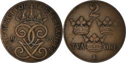 World Coins - Coin, Sweden, 2 Öre, 1929, , Bronze, KM:778