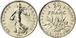 World Coins - Coin, France, Semeuse, 1/2 Franc, 1989, Paris, , Nickel, KM:931.1
